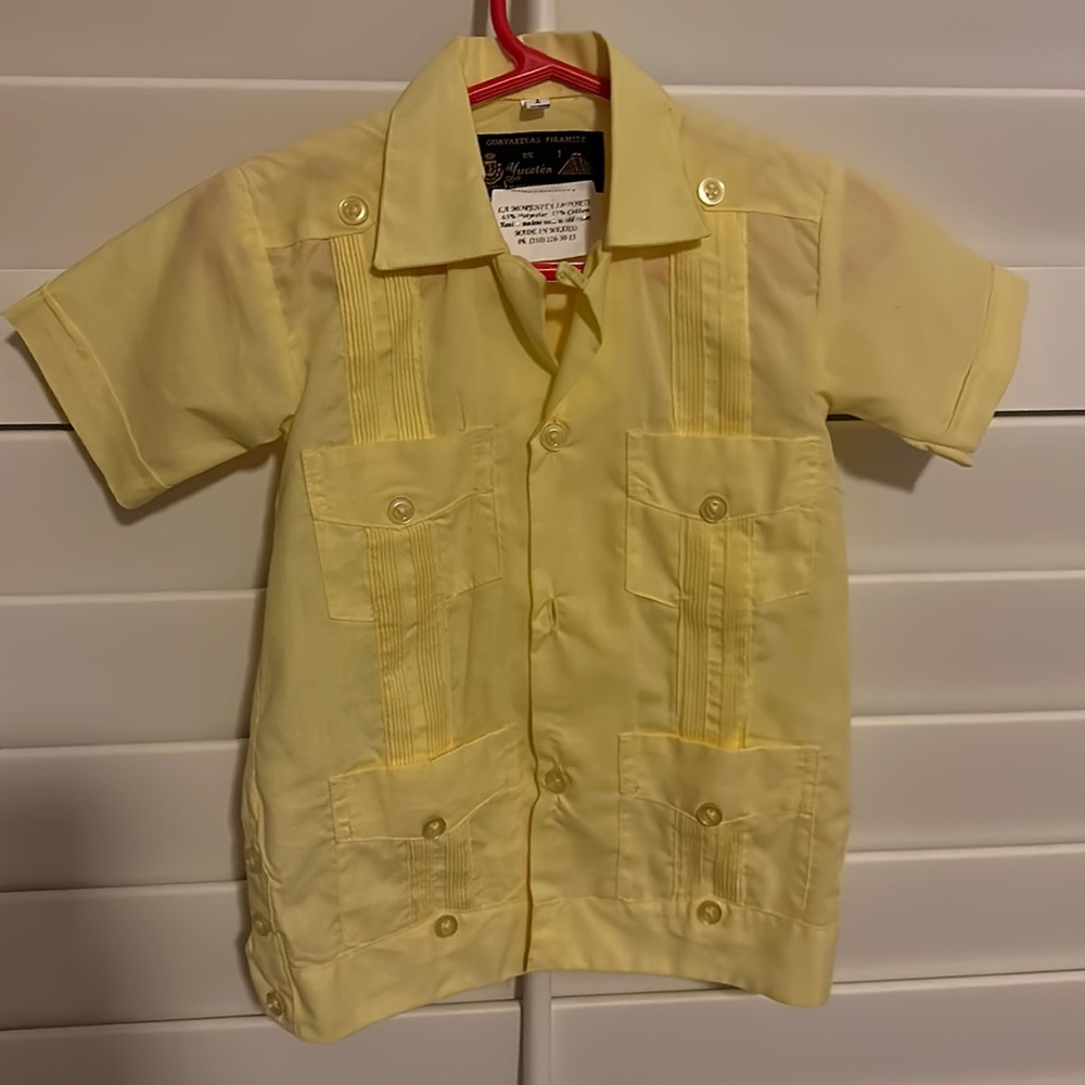 Guayabera Shirt Toddler Boys - Size 1